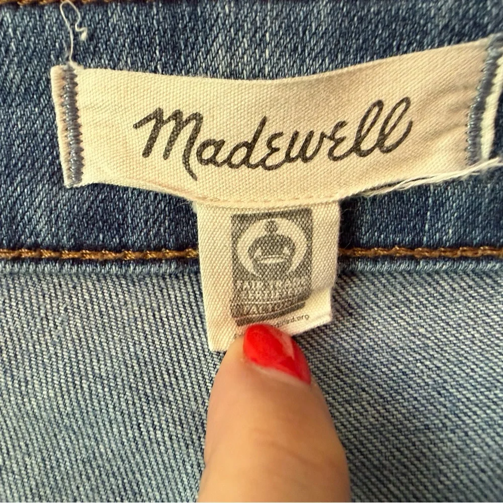 Madewell Skinny Jeans in Mid Blue Wash